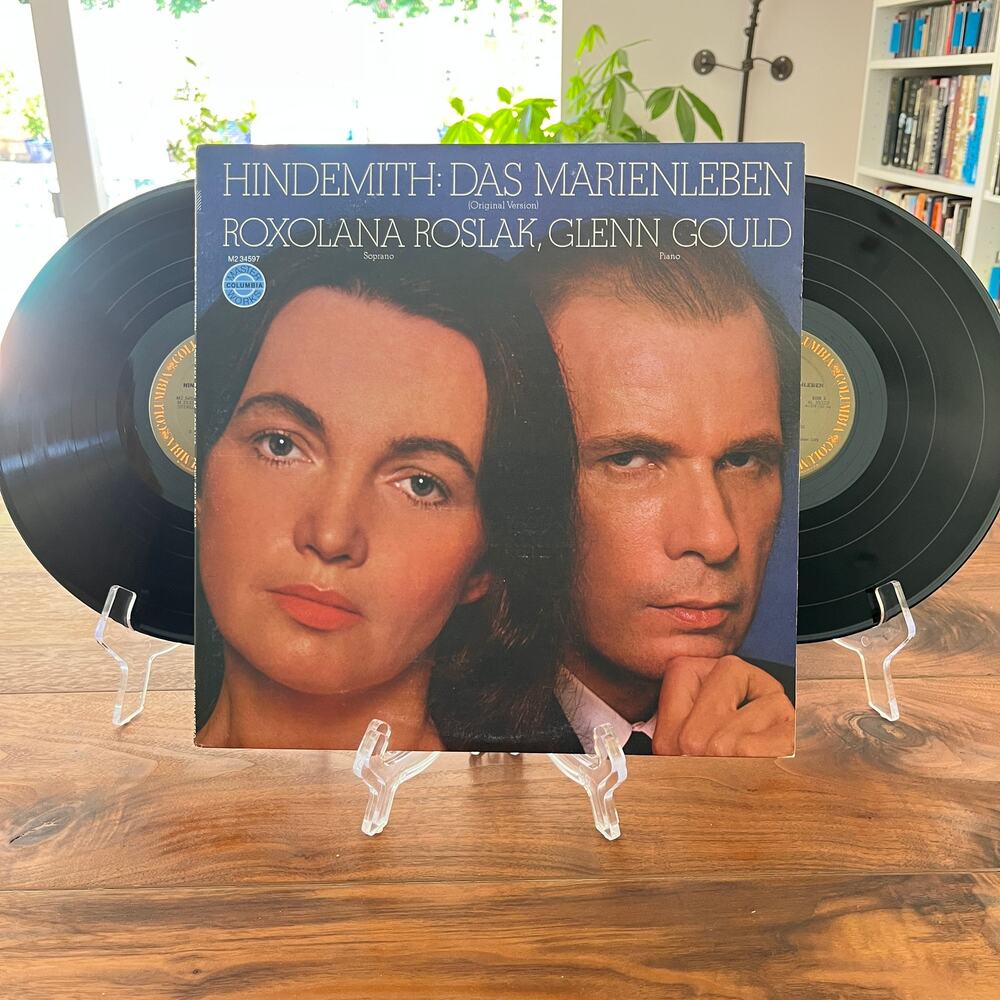 Hindemith Das Marienleben Glenn Gould/Roxolana Roslak 2xLP 1978 Columbia M234597